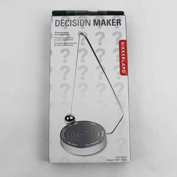 Kikkerland Novelty Stainless Steel Decision Maker