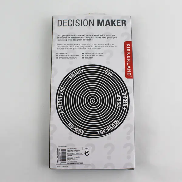 Kikkerland Novelty Stainless Steel Decision Maker