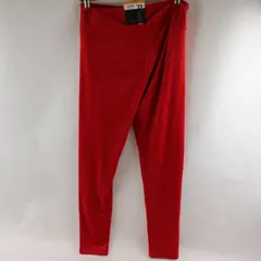 NWT No Boundaries Red Fuzzy Leggings Juniors Large 11-13