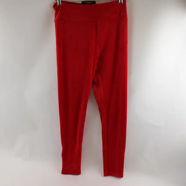 NWT No Boundaries Red Fuzzy Leggings Juniors Large 11-13