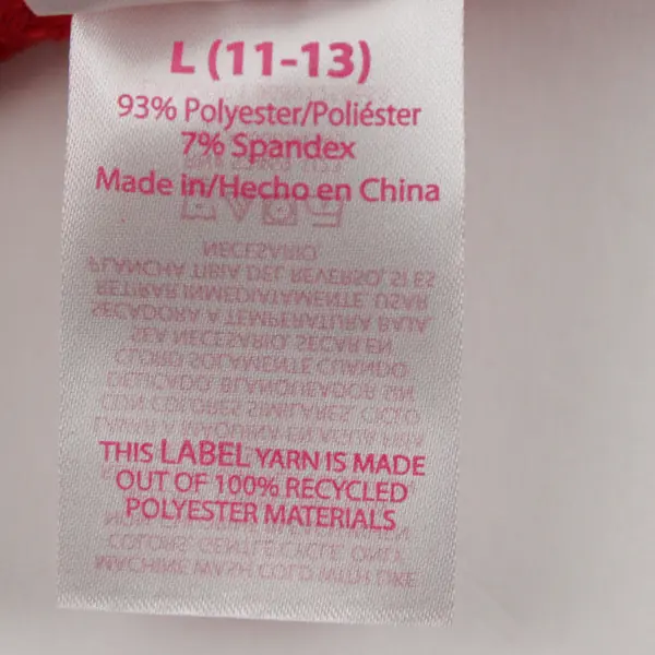 NWT No Boundaries Red Fuzzy Leggings Juniors Large 11-13