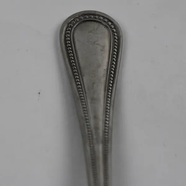 Towle Silver Hotel Multimotif Beaded Pattern 18/10 SS Dinner Fork 8.25" Rare HTF