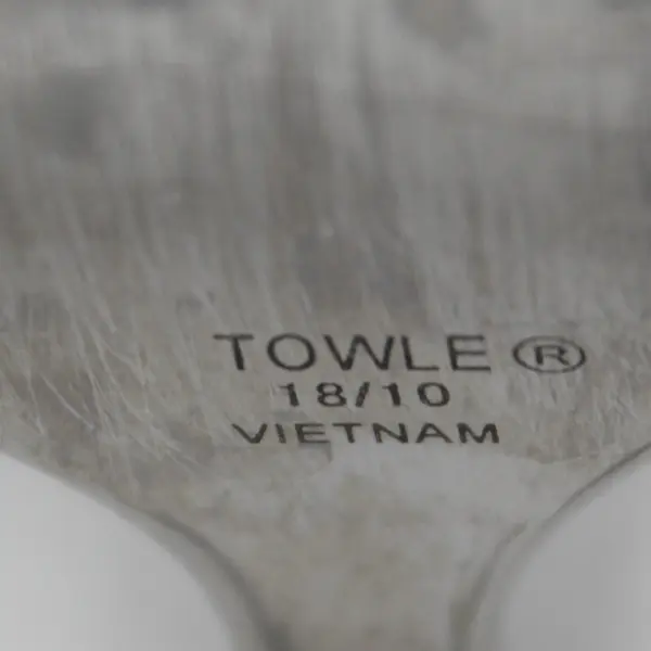 Towle Silver Hotel Multimotif Beaded Pattern 18/10 SS Dinner Fork 8.25" Rare HTF