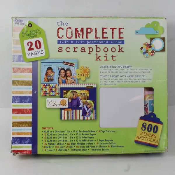 Westrim Crafts The Complete Scrapbook Kit Memory Album 2006 (12"x12" Postbound)