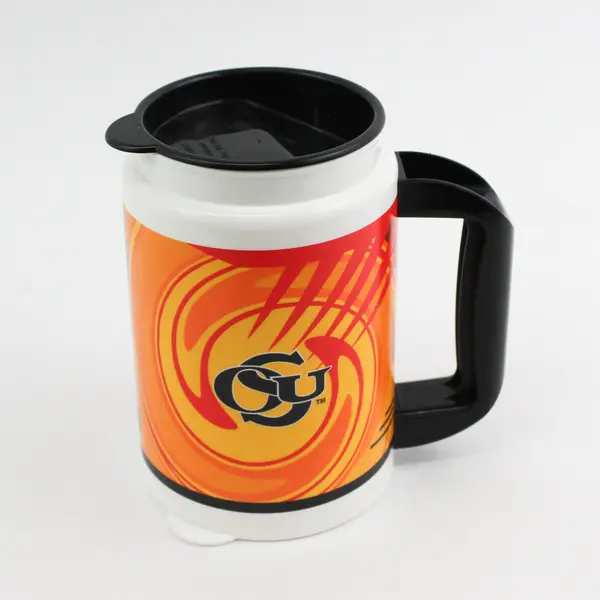 Whirley OSU Beavers Plastic Travel Mug