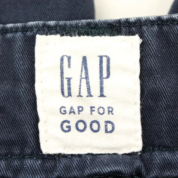 GAP Women's 6 Navy Blue Girlfriend Chino Straight Ankle Casual Stretch Pants