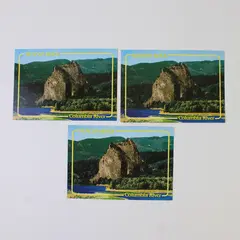 Lot Of 3 Beacon Rock Columbia River Gorge Washington Postcards Smith Western