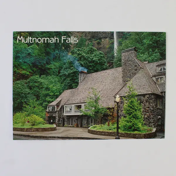 Lot Of 3 Multnomah Falls Lodge Columbia River Gorge Oregon Postcards 
