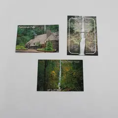 Lot Of 3 Columbia River Gorge Oregon Waterfall Postcards Wahkeenah Bridal Veil