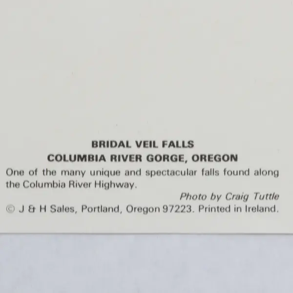Lot Of 3 Columbia River Gorge Oregon Waterfall Postcards