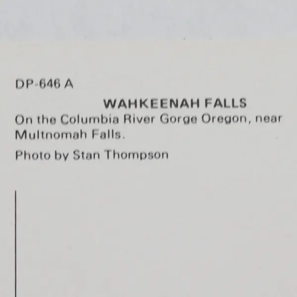 Lot Of 3 Columbia River Gorge Oregon Waterfall Postcards