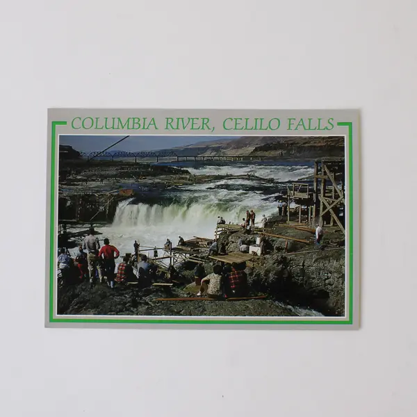 Lot Of 2 Columbia River Oregon Postcards Vista House Celilo Falls