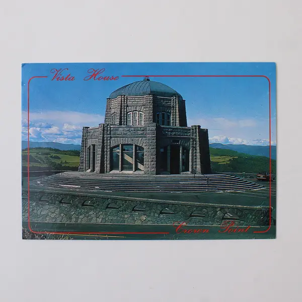 Lot Of 2 Columbia River Oregon Postcards Vista House Celilo Falls