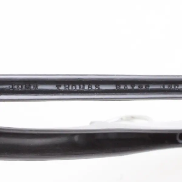 Mixed Lot of 5 Black Plastic Suit Hangers