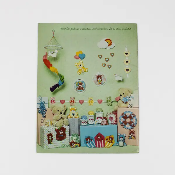 Vintage Teddy Bear Love Affair Pattern Book, 1983 #ABC 104