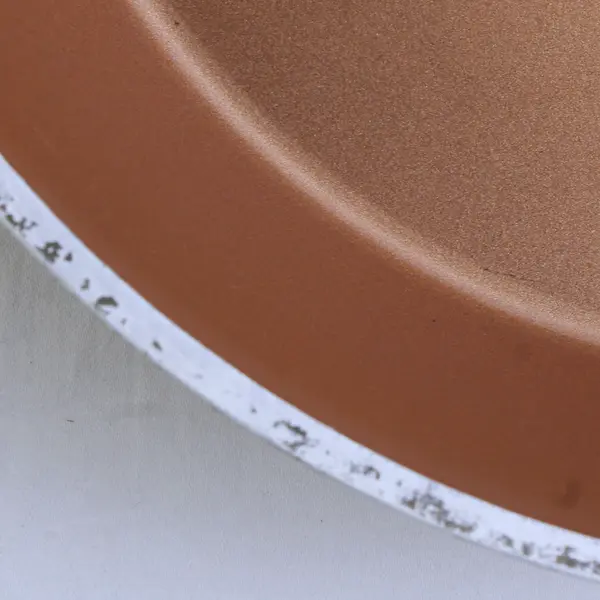 Gotham Steel Hammered Copper Sauté Pan With Matching Clear Glass Lid