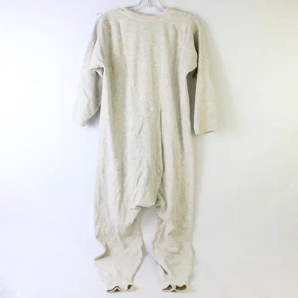 Vintage Saxon Bury Men's M/L Off-White Thermal Long Johns Wool/Cotton US Made