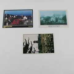 Lot Of 3 Vintage Mendocino California Postcards Scenic Views