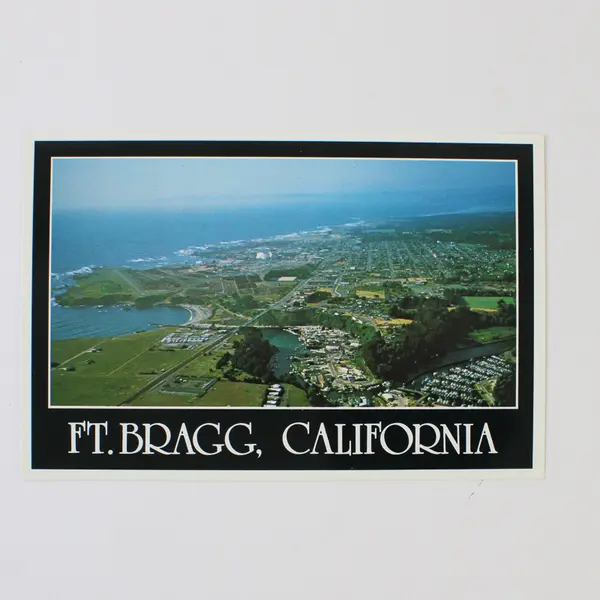 Lot Of 3 Vintage Fort Bragg California Postcards Scenic Views