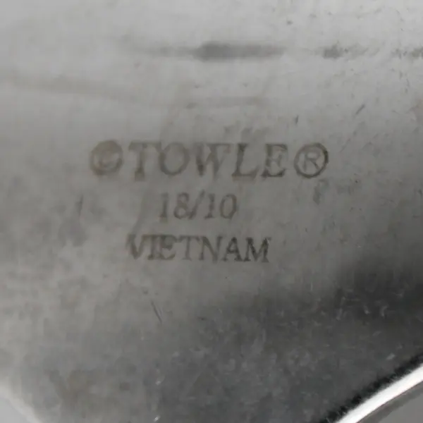 Towle Silver TWS426 Pattern 18/10 SS Med Cold Meat Serving Fork 9" Rare HTF Pat