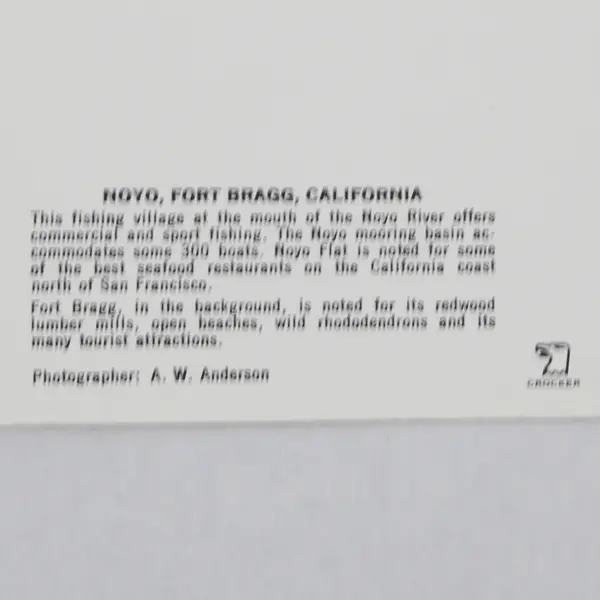 Lot Of 3 Vintage Fort Bragg California Postcards Various Views