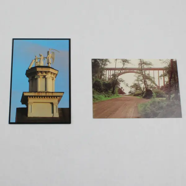 Lot Of 2 Vintage Fort Bragg Mendocino California Postcards 