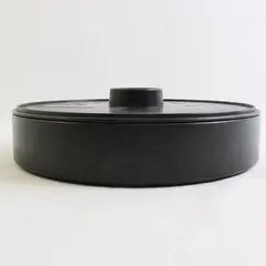 Imusa Solid Black Color Round Plastic Tortillas Holder With Matching Lid