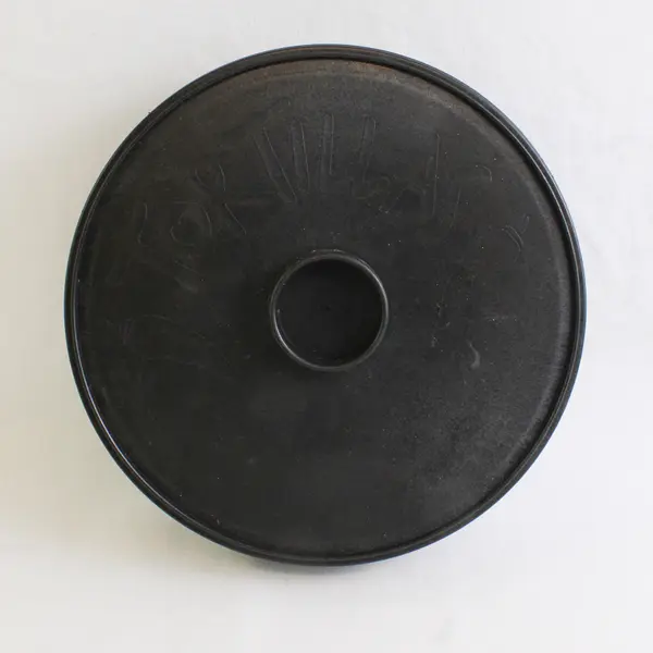 Imusa Solid Black Color Round Plastic Tortillas Holder With Matching Lid