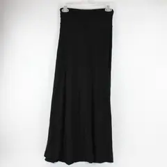 Bobeau Women's XS Black 38” Long Pull On Stretch Maxi Skirt