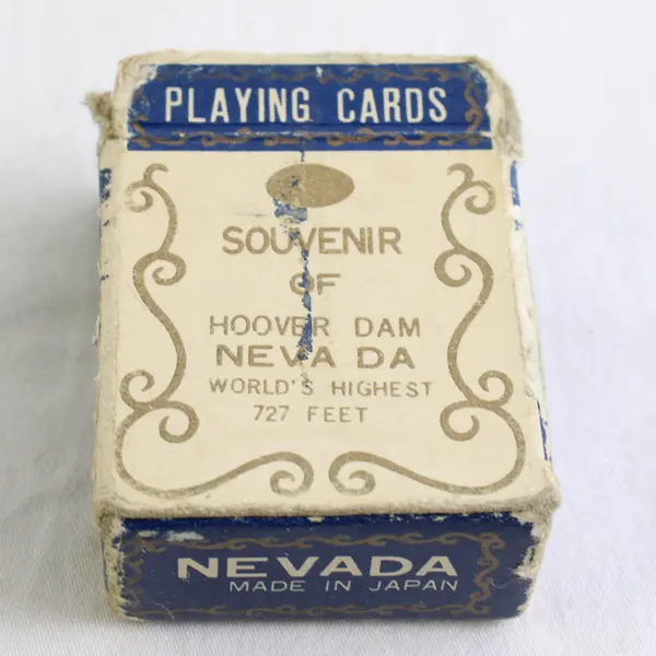 Hoover Dam Bridge Nevada Miniature Deck Playing Cards in Original Plastic Case