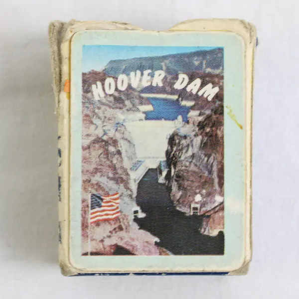Hoover Dam Bridge Nevada Miniature Deck Playing Cards in Original Plastic Case