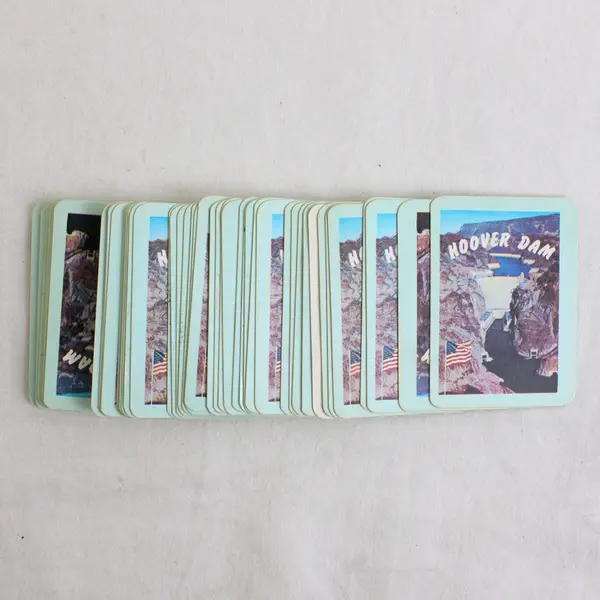 Hoover Dam Bridge Nevada Miniature Deck Playing Cards in Original Plastic Case