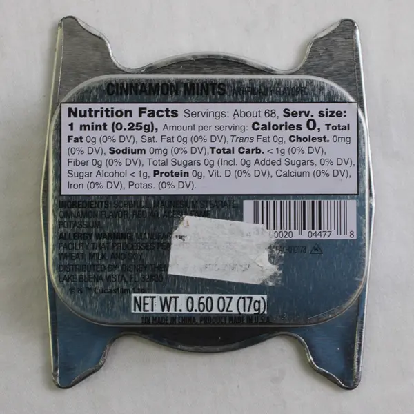 Tie Fighter Star Wars Galaxy’s Edge Cinnamon Mints Tin Empty Disney Theme