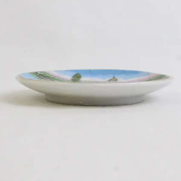 Vintage Mini Souvenir Plate Montana Landmarks