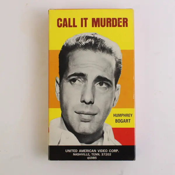 Call It Murder B&W VHS Tape, 1985 Humphrey Bogart