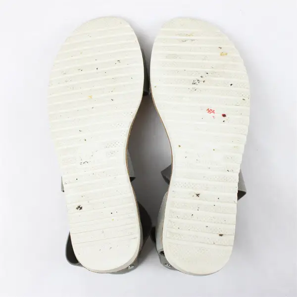 Sorel Women's 7.5 Olive Open-Toe Slingback Sandals Elastic Straps