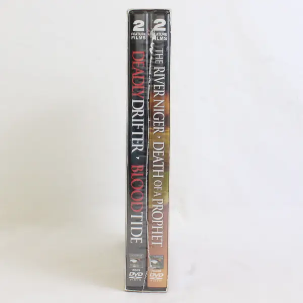 Lot of 4 DVDs Blood Tide, Deadly Drifter, The River Niger, Death of a Prophet