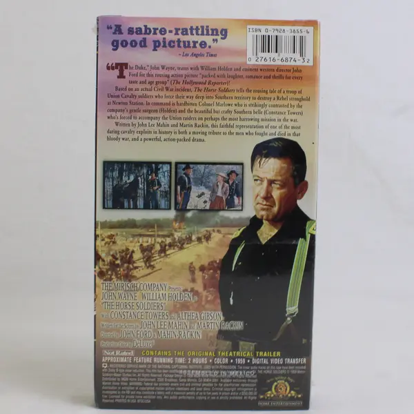 The Horse Soldiers VHS Tape 1998, #M206874 