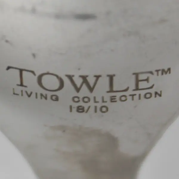 Towle Silver Unknown HTF Pattern 18/10 SS Living Collection Oval Soup Spoon 8"