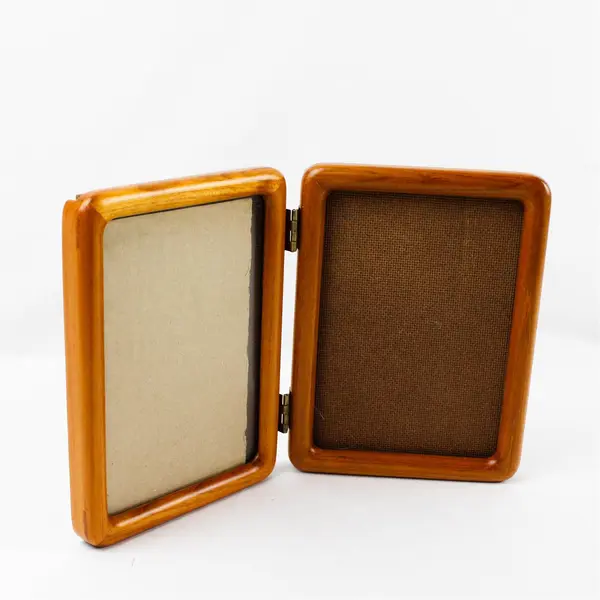 Double Wooden 2-Photo Picture Frame 