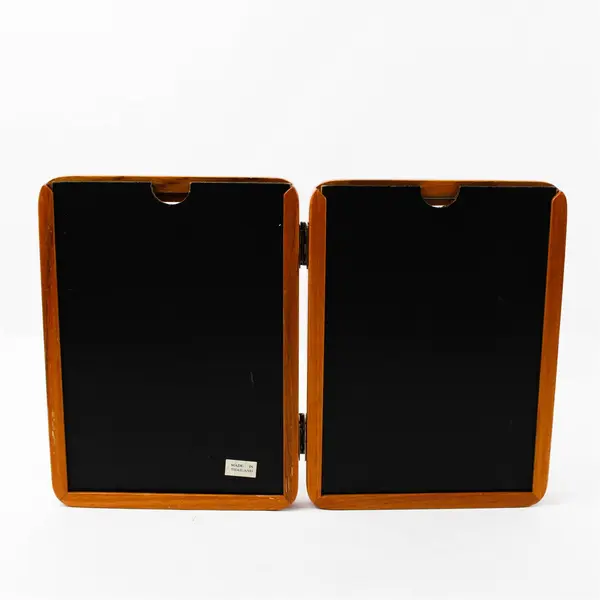 Double Wooden 2-Photo Picture Frame 
