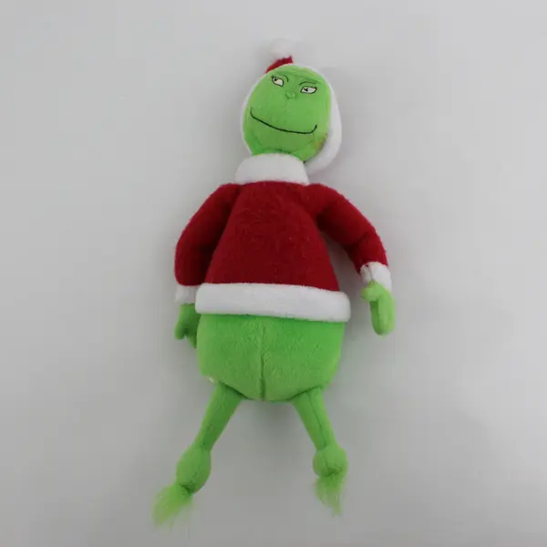 Dr Seuss Grinch in Santa Hat and Coat Outfit 9" Plush