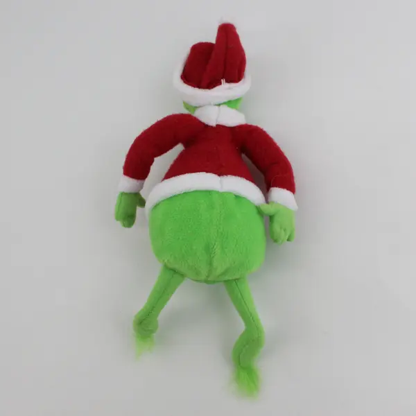 Dr Seuss Grinch in Santa Hat and Coat Outfit 9" Plush