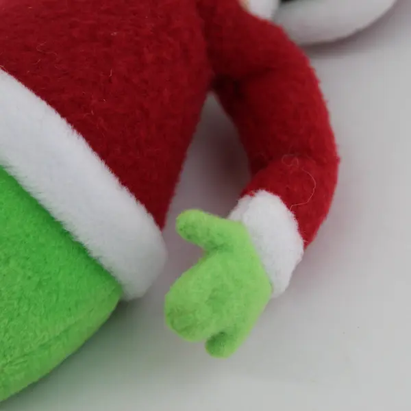 Dr Seuss Grinch in Santa Hat and Coat Outfit 9" Plush