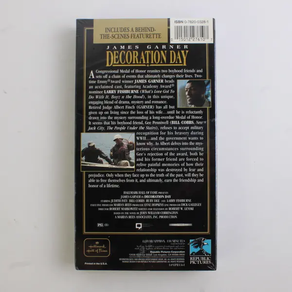 Decoration Day VHS Tape Hallmark Collector's Ed. 1990 #5296 New/Sealed 