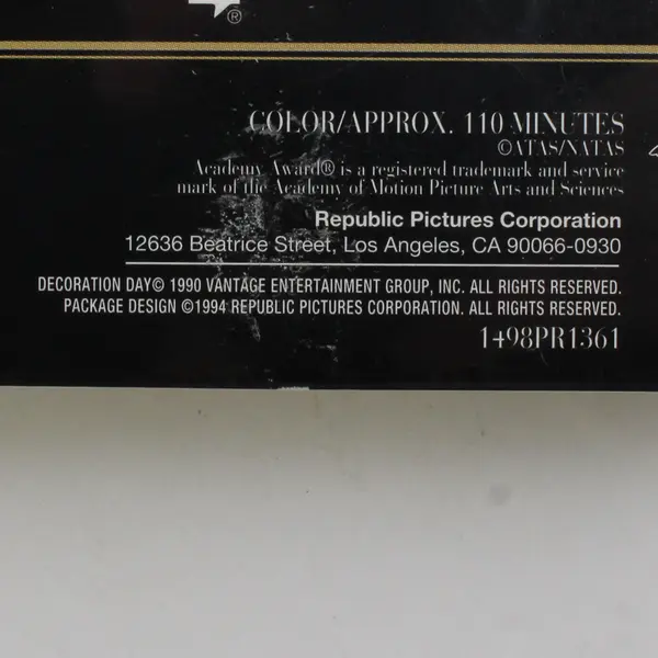 Decoration Day VHS Tape Hallmark Collector's Ed. 1990 #5296 New/Sealed 