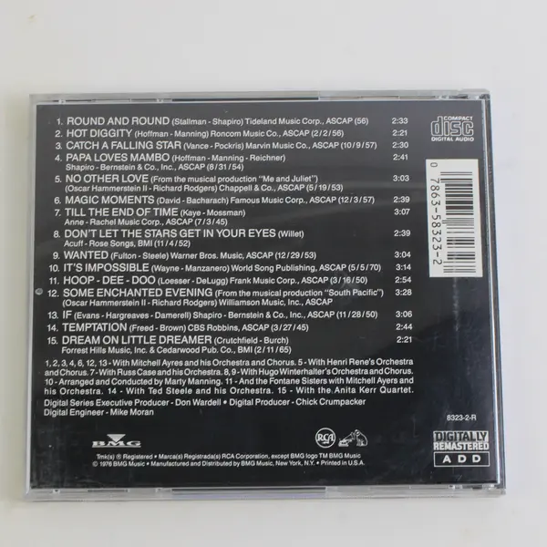 All-Time Greatest Hits CD, Perry Como 1976