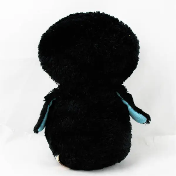 Ty Beanie Boos Waddles Penguin Plush 9in Black White Blue Eyes