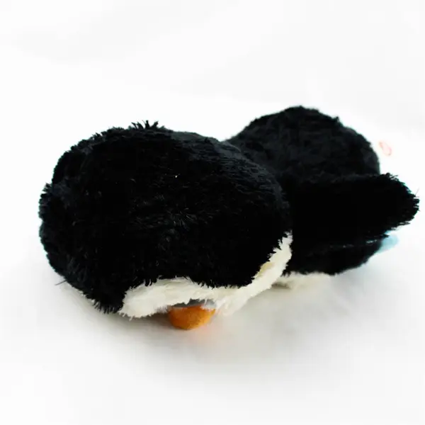 Ty Beanie Boos Waddles Penguin Plush 9in Black White Blue Eyes
