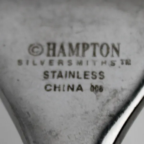 Lot of 4 Hampton Silversmiths Marguerite Pattern SS Dinner Forks 7.75" Good